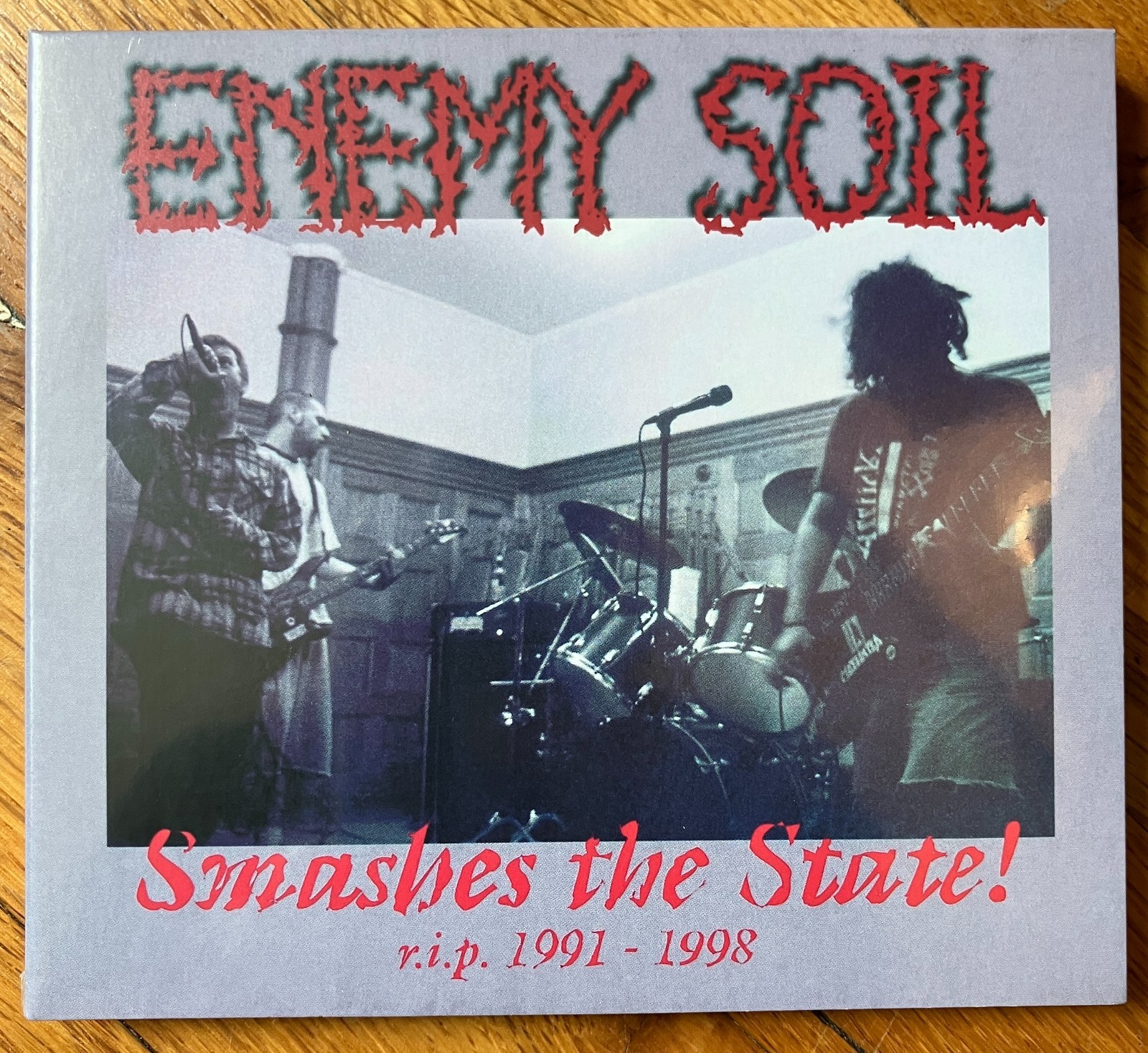 Enemy Soil "Smashes the State!" 2xCD discography - grindcore