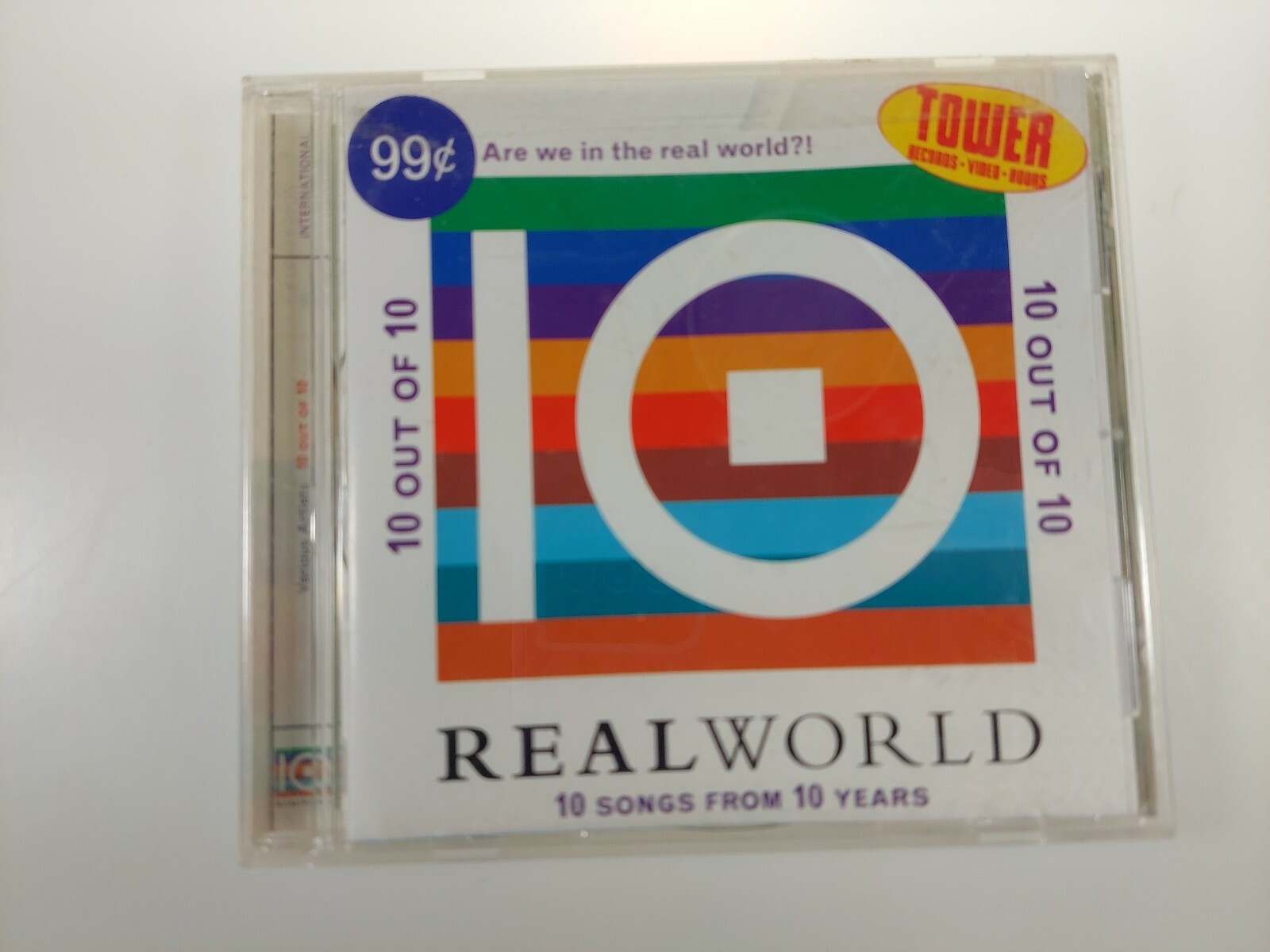REAL WORLD RECORDS: 10 SONGS FROM 10 YEARS MUSIC CD, 10 V/A TRACKS