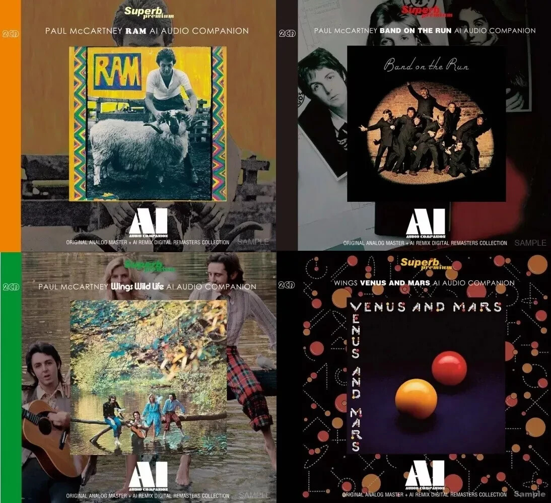 PAUL McCARTNEY / AI - AUDIO COMPANION ORIGINAL ANALOG MASTER + AI REMIX 8CD