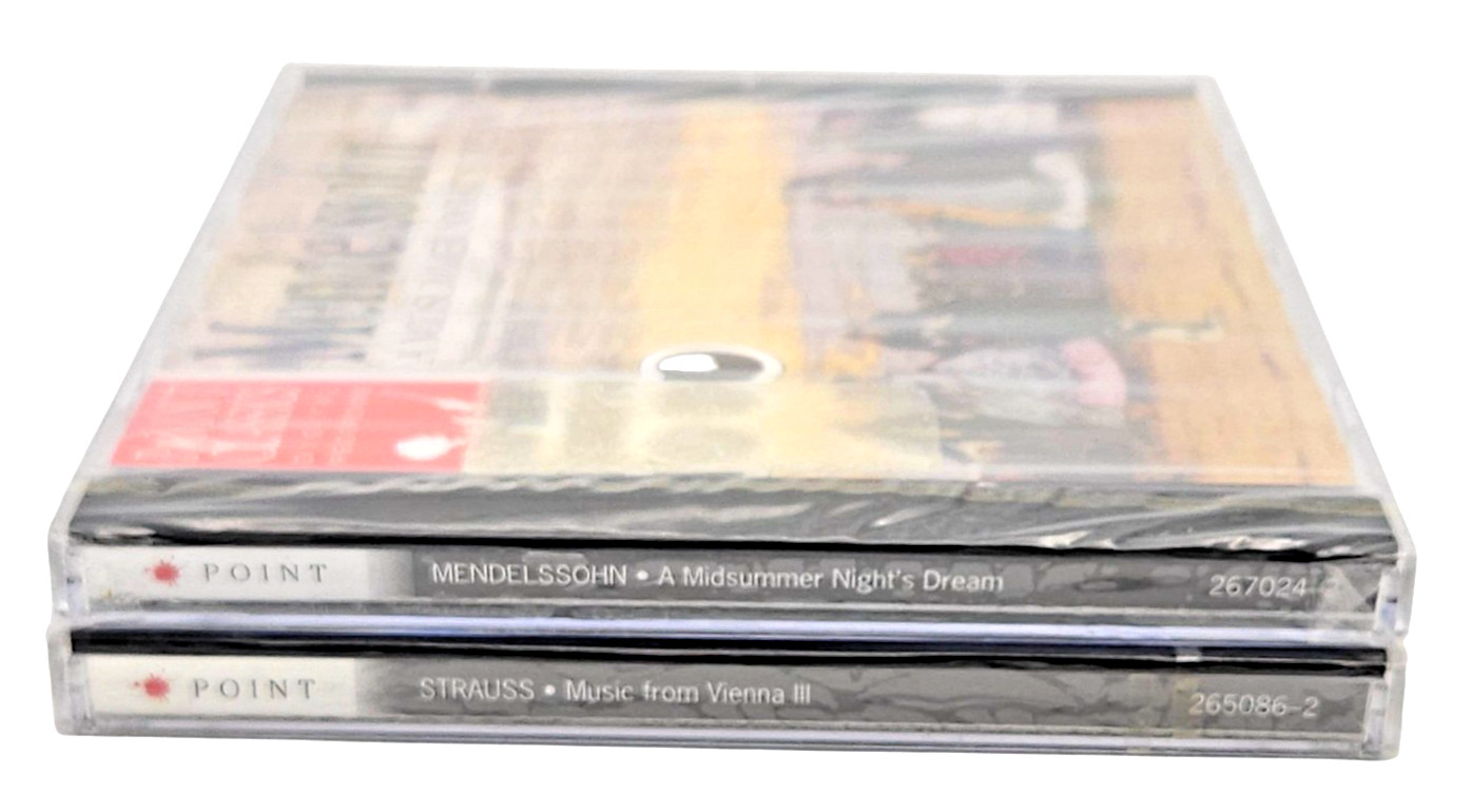 Point Classics Digital Recording Mendelssohn Midsummer & Strauss Vienna Lot of 2