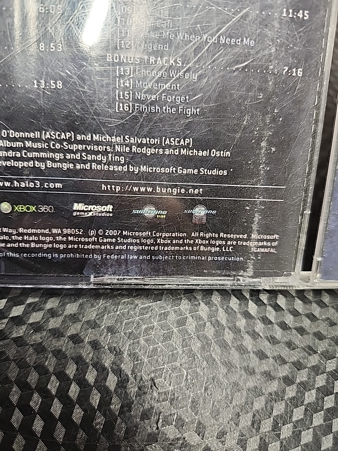 Halo 3 (Original Game Soundtrack) 2-Disk Set RARE HTF OOP (CD, 2007)