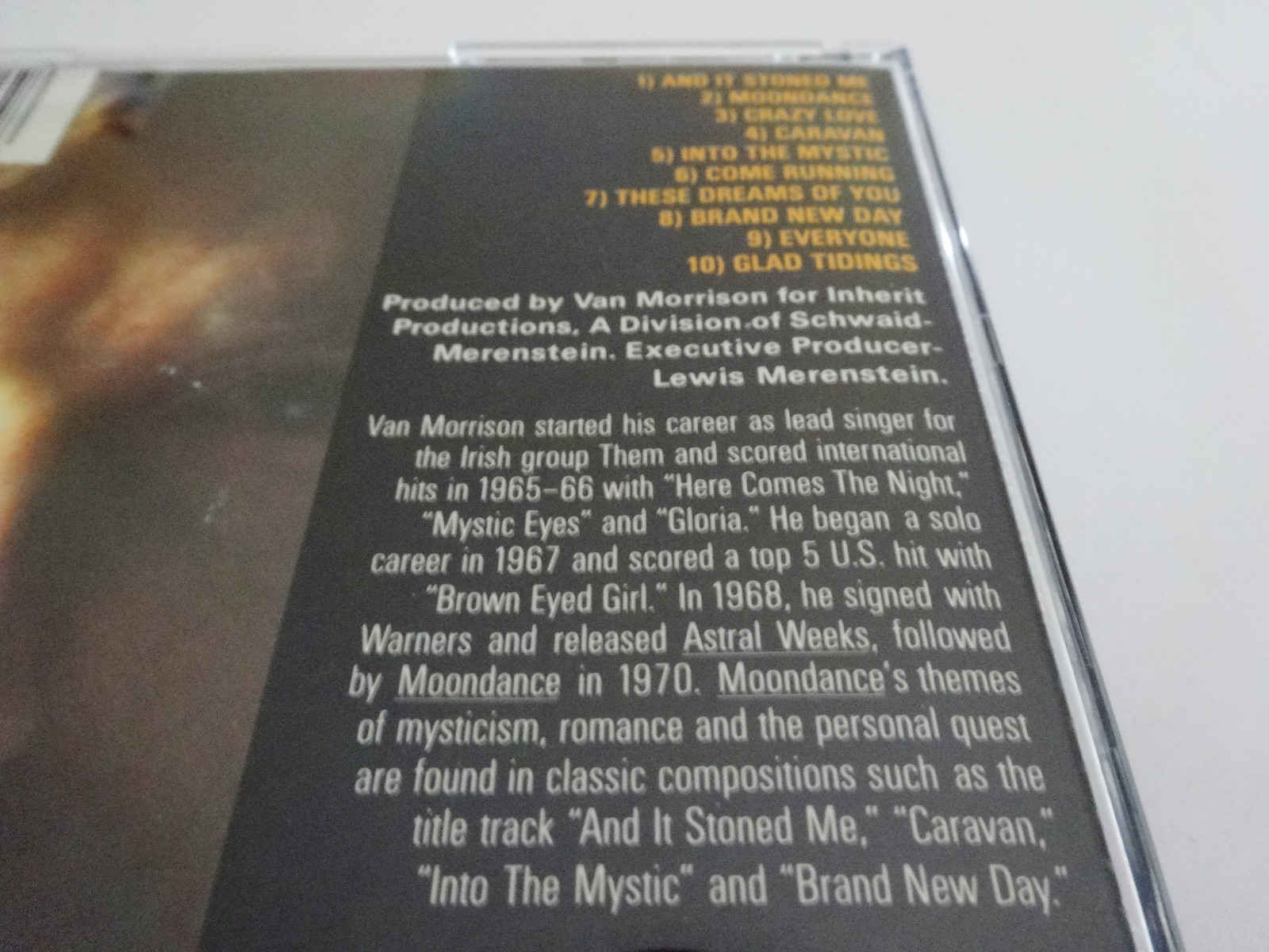 Van Morrison Moondance 1970 Stoned Me Crazy Love Warner Bros. Records WB BMG CD