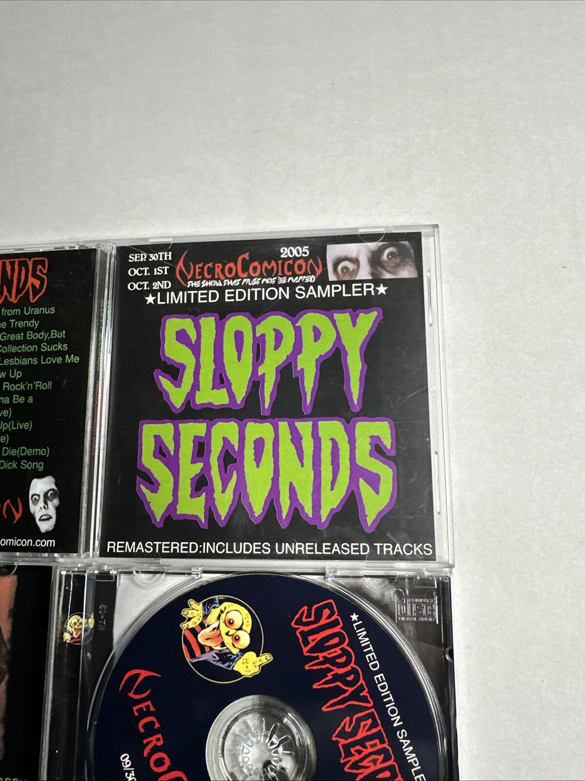 SLOPPY SECONDS Rock CD NecroComicon 2005 limited edition compilation ULTRA RARE