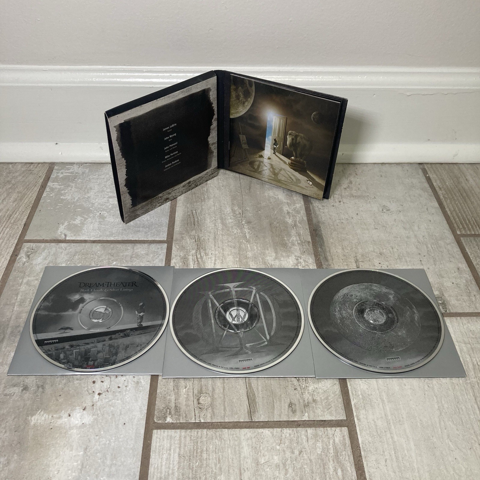 Dream Theater Black Clouds & Silver Linings 3 Disc Deluxe CD Roadrunner Portnoy
