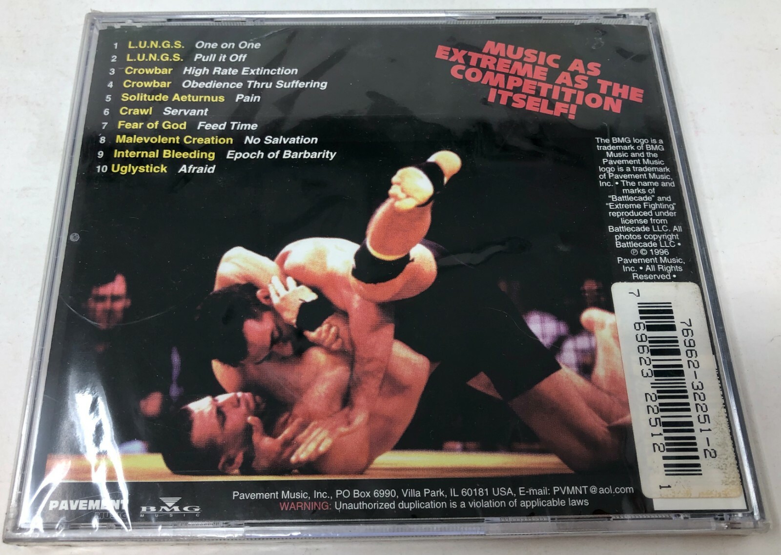 NEW Battlecade Extreme Fighting Music Soundtrack CD