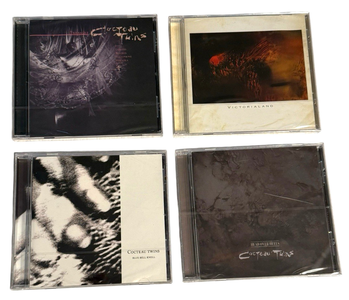 Cocteau Twins CD Collection 4 CD's, Treasure, Head Over, Blue Bell, Victorialand