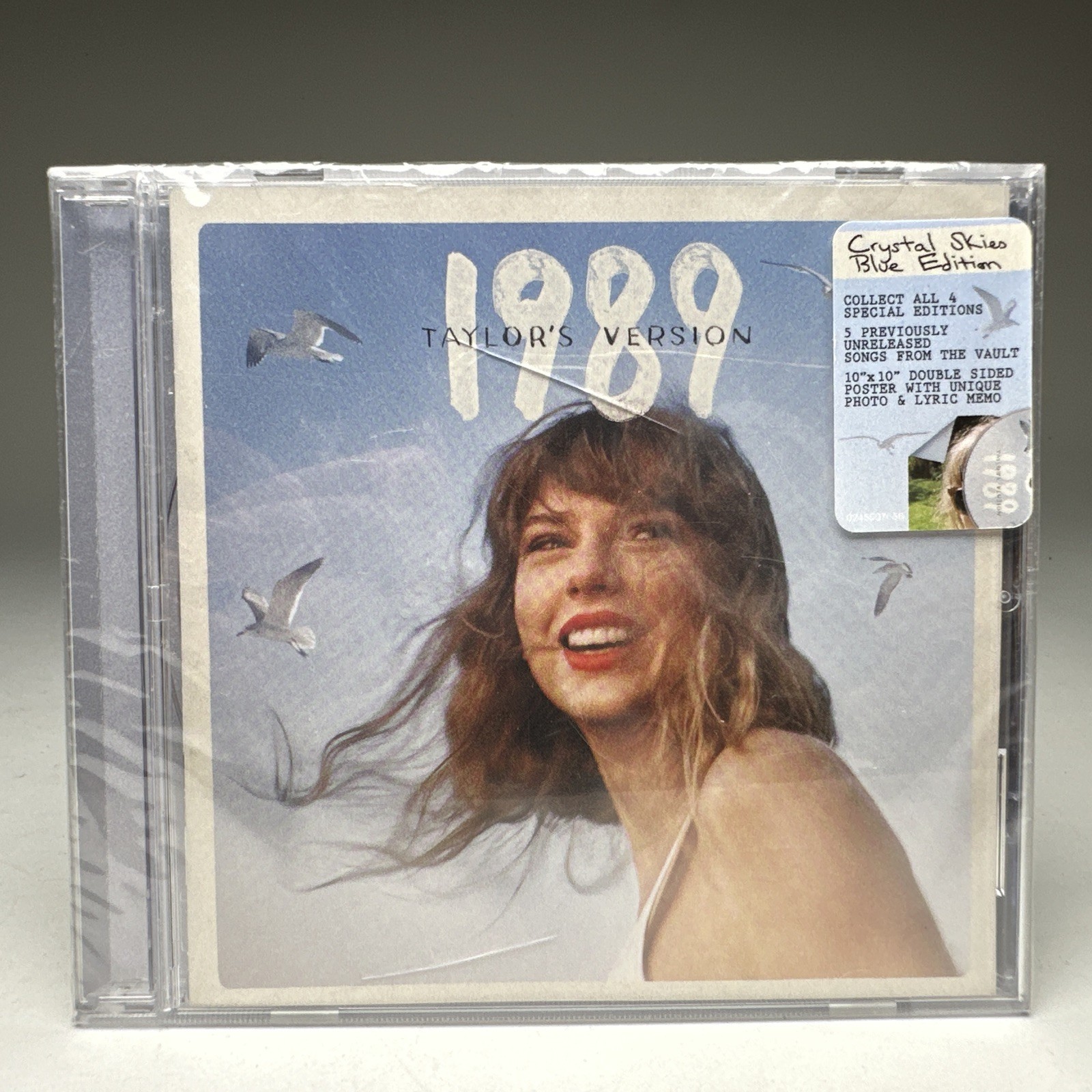 Taylor Swift 1989 Taylor's Version Crystal Skies Blue Edition CD New Sealed