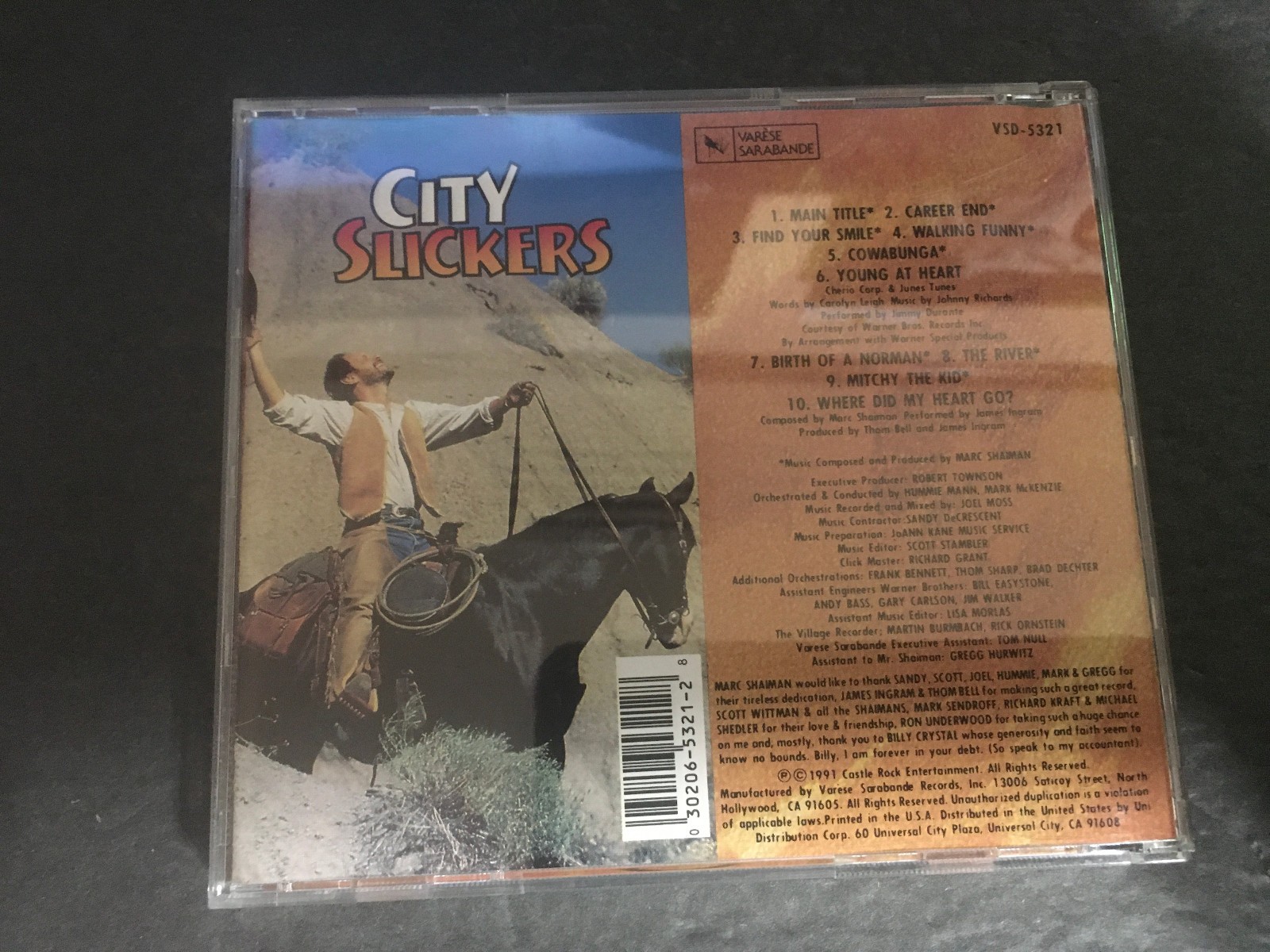 City Slickers Soundtrack CD