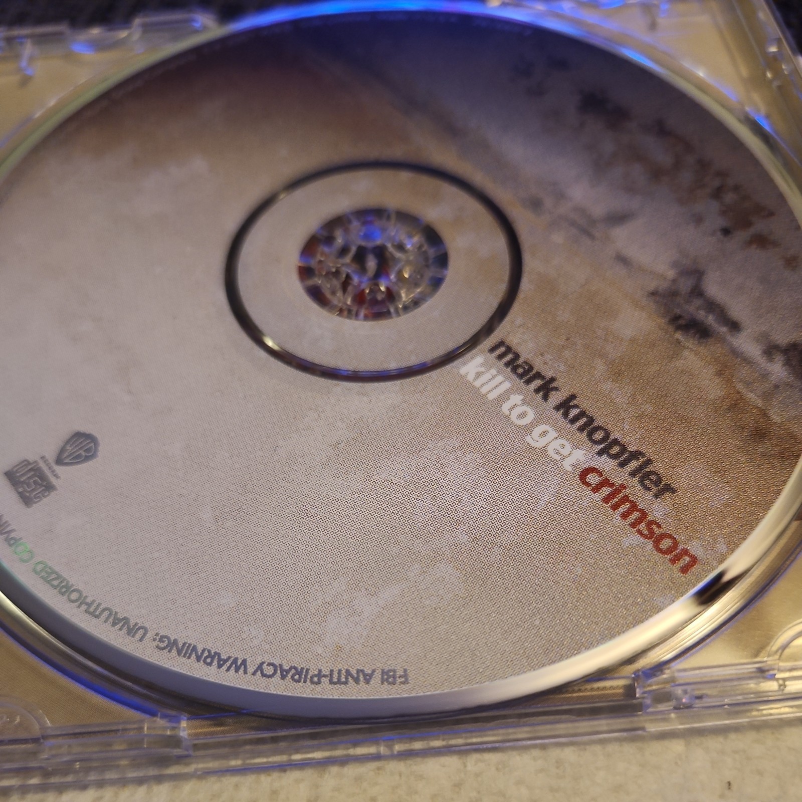 Mark Knopfler- Kill To Get Crimson CD Very good condition