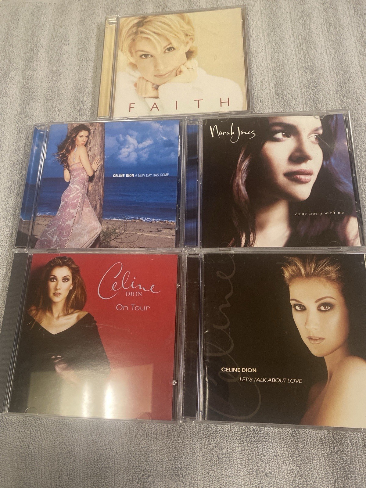 Celine Dion Norah Jones Faith Hill CD Lot 5 Discs Easy Listening Pop Female