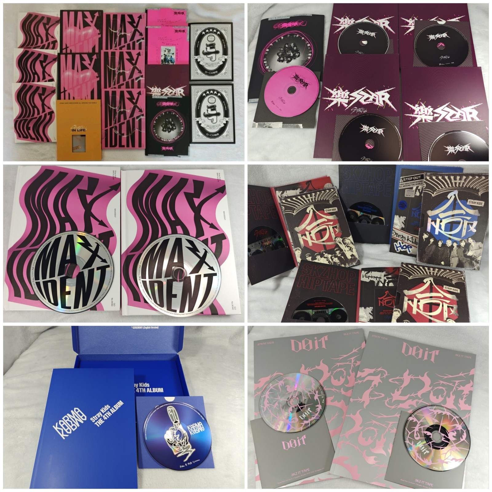 Stray Kids Albums- Maxident, Rock Star, Karma, HOP, Do It & More! *Description*