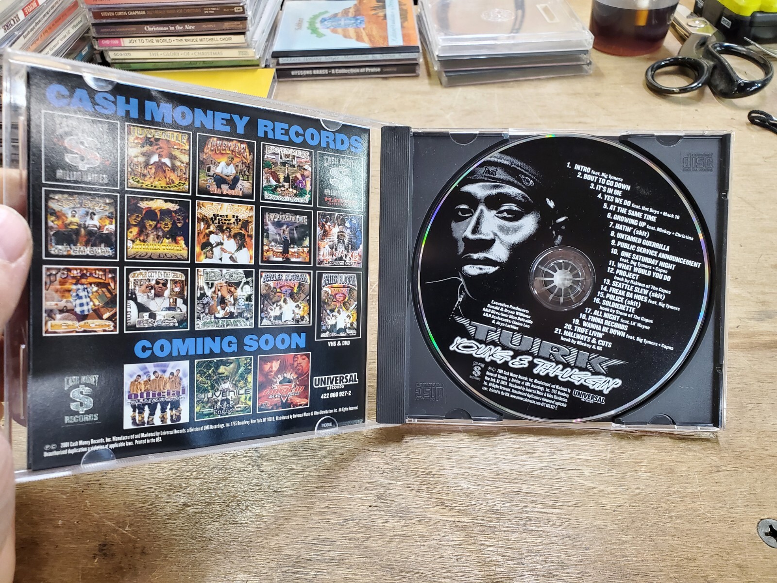 TURK Young and Thuggin' (2001 Promo CD) Hot Boys Big Tymers Mack 10 Lil Wayne
