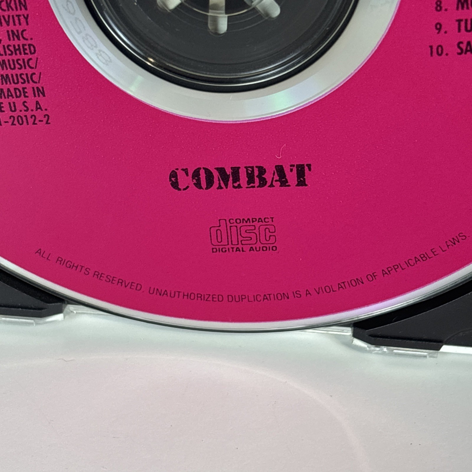 In the Red by C.I.A. (CD, May-1990, Combat Records)