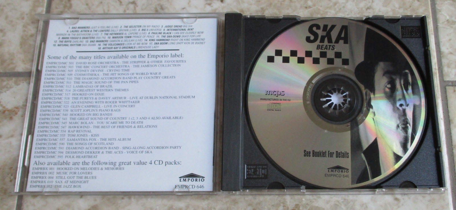 Ska Beats - CD Album - 18 Ska Classics - 1996 - Various - EX/VG+