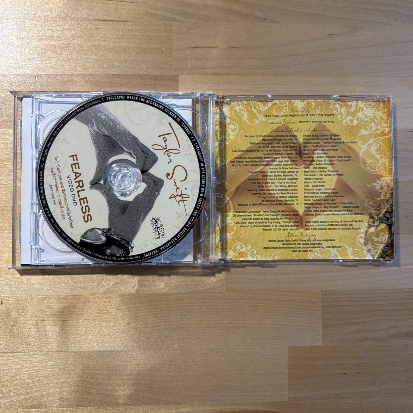 Taylor Swift – Fearless - BMRBTS0200 Target Exclusive DVD Only