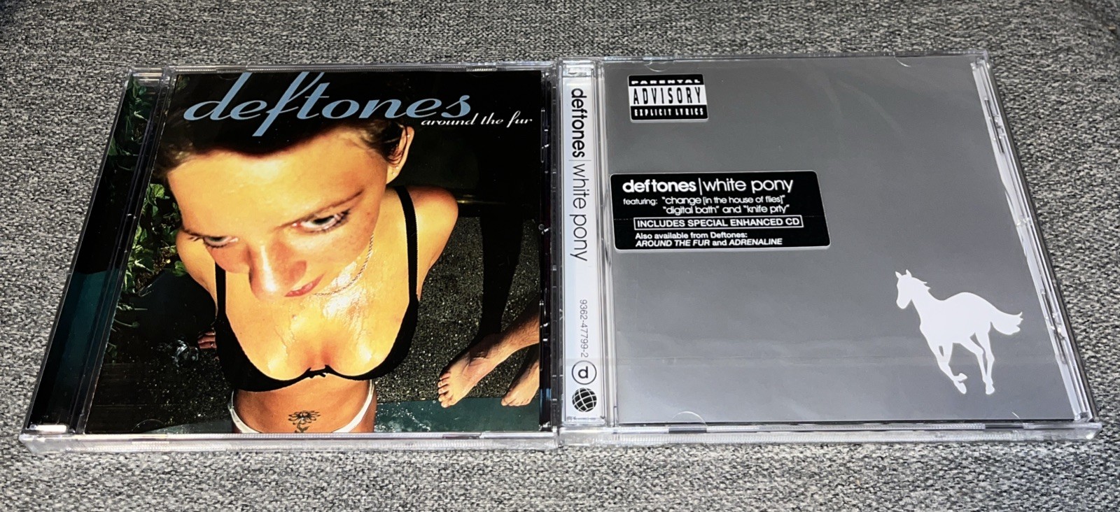 Deftones 2 CD Lot Around The Fur, White Pony