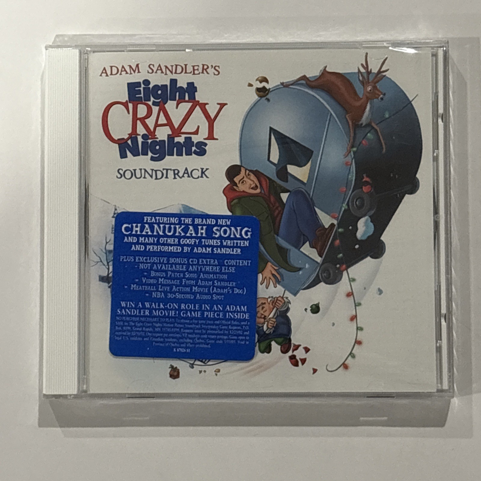 Adam Sandler’s Eight Crazy Nights Soundtrack CD - NEW & SEALED