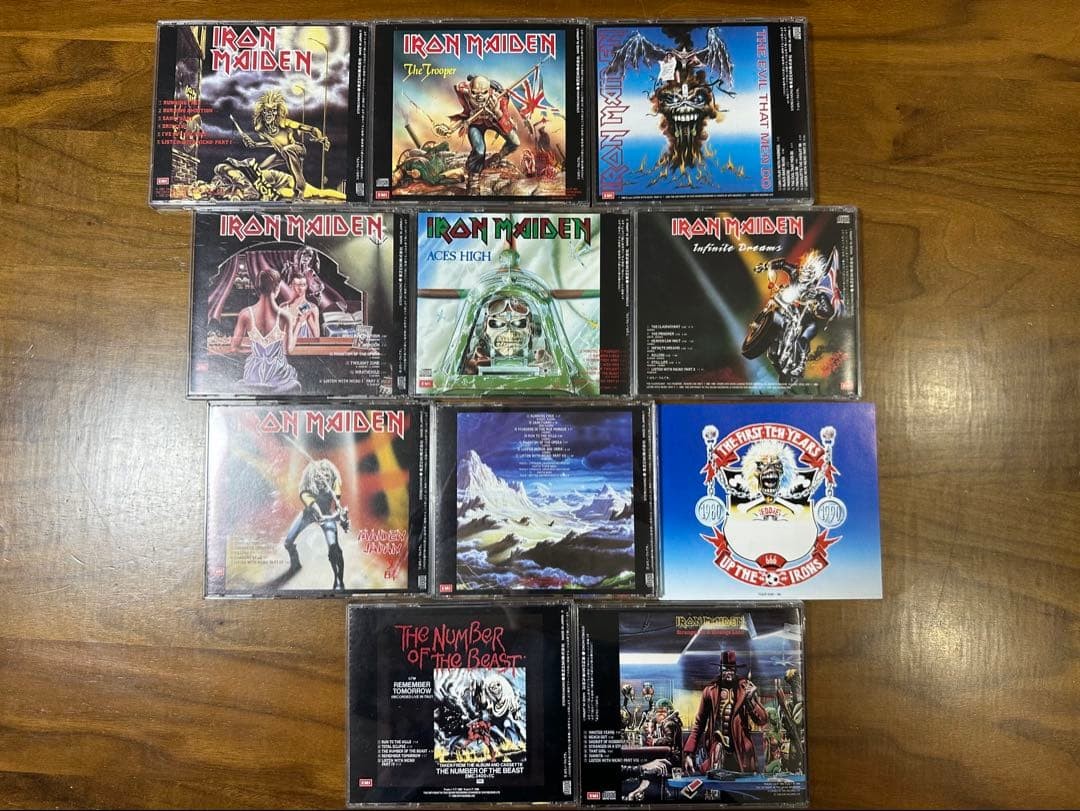 Iron Maiden The First Ten Years CD Box Set Heavy Metal 1990 Japan Release
