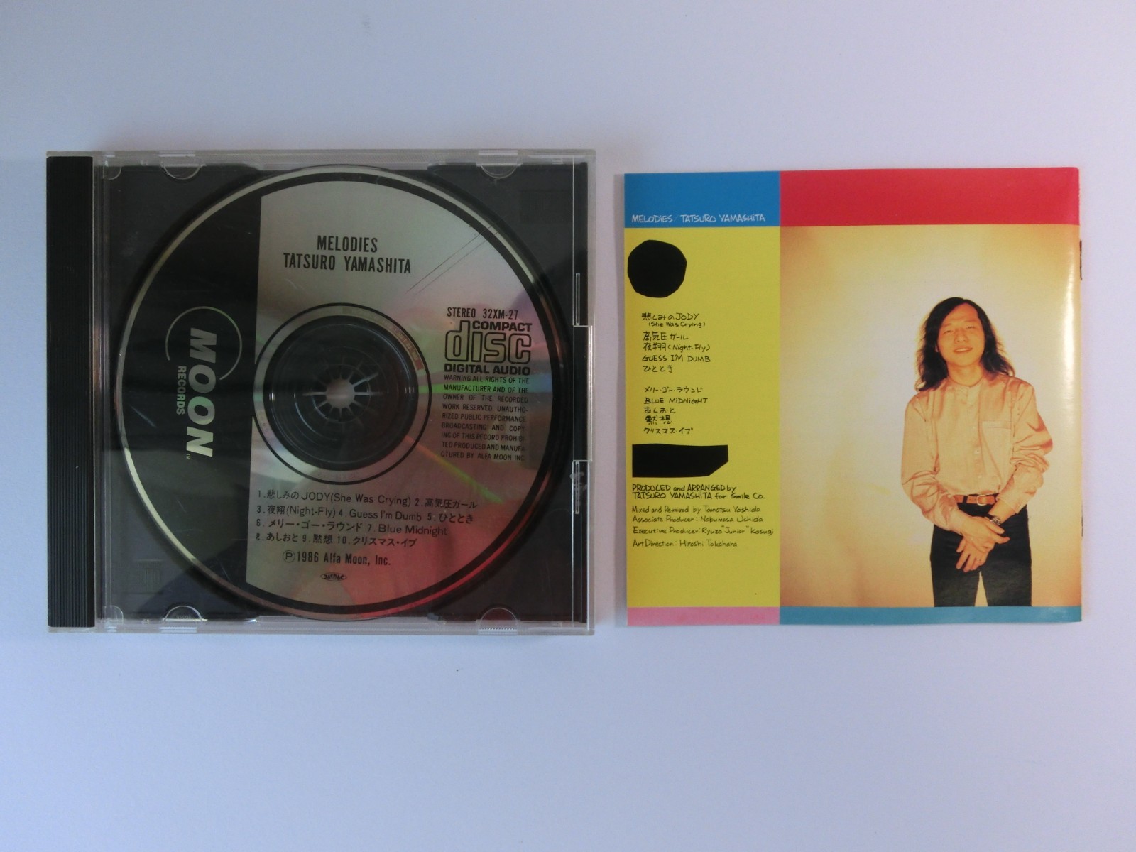 Tatsuro Yamashita Melodies 32XM-27 Japan CD MOON City Pop Tested