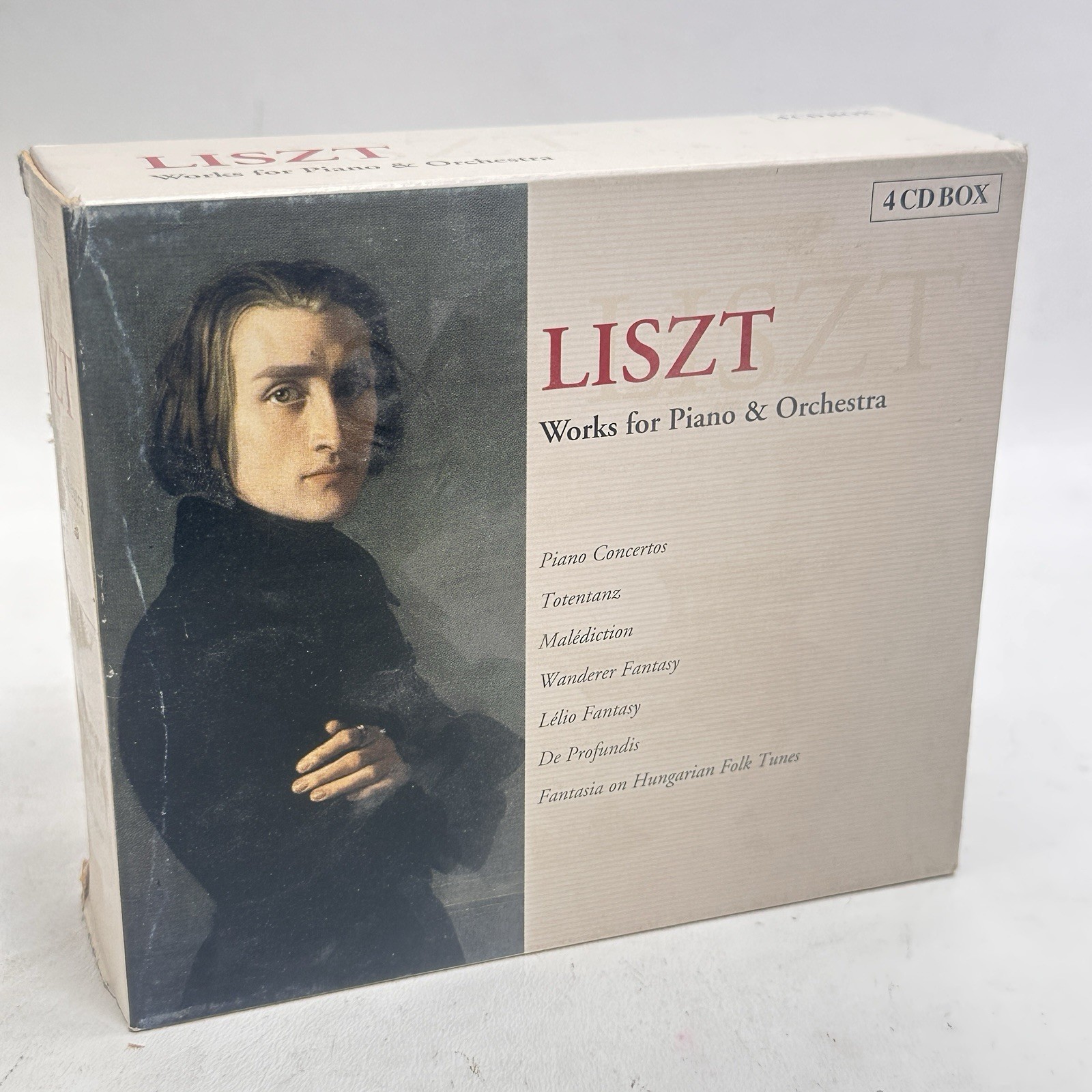 Liszt Works for Piano and Orchestra 4 Disc CD Box Set Brilliant Classics RARE