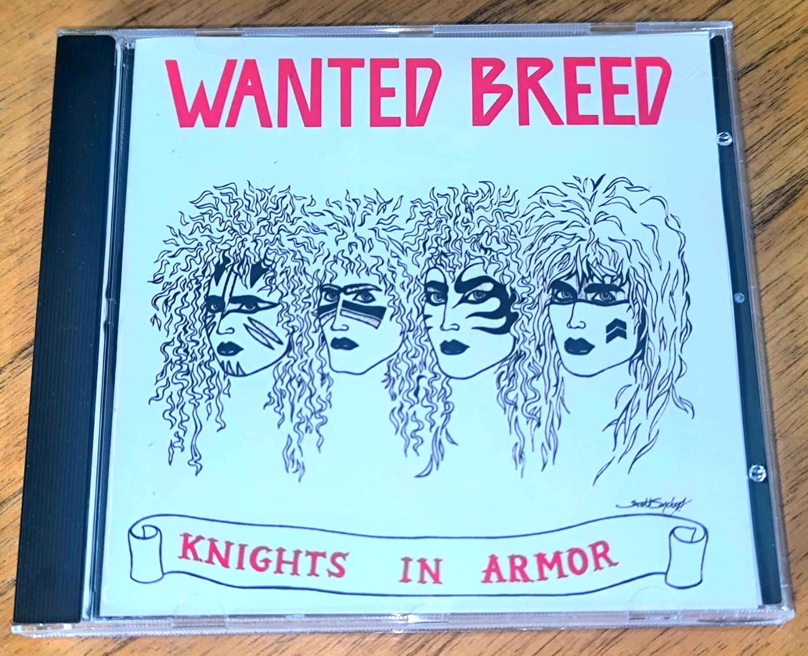 Wanted Breed - Knights In Armor CD [1986] HEAVY METAL USA.