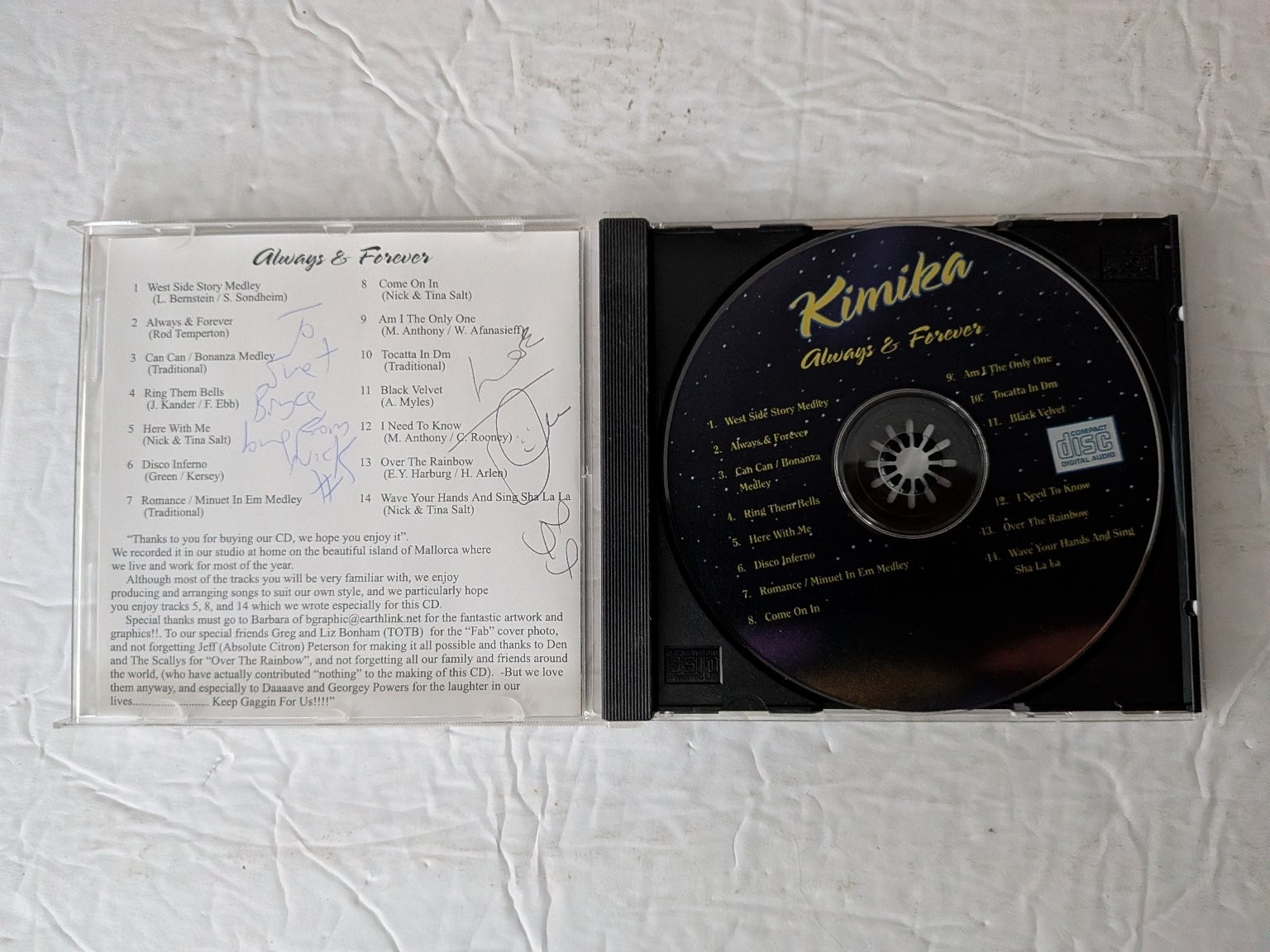 Kimika – Always & Forever CD Easy Listening Pop Dance Music