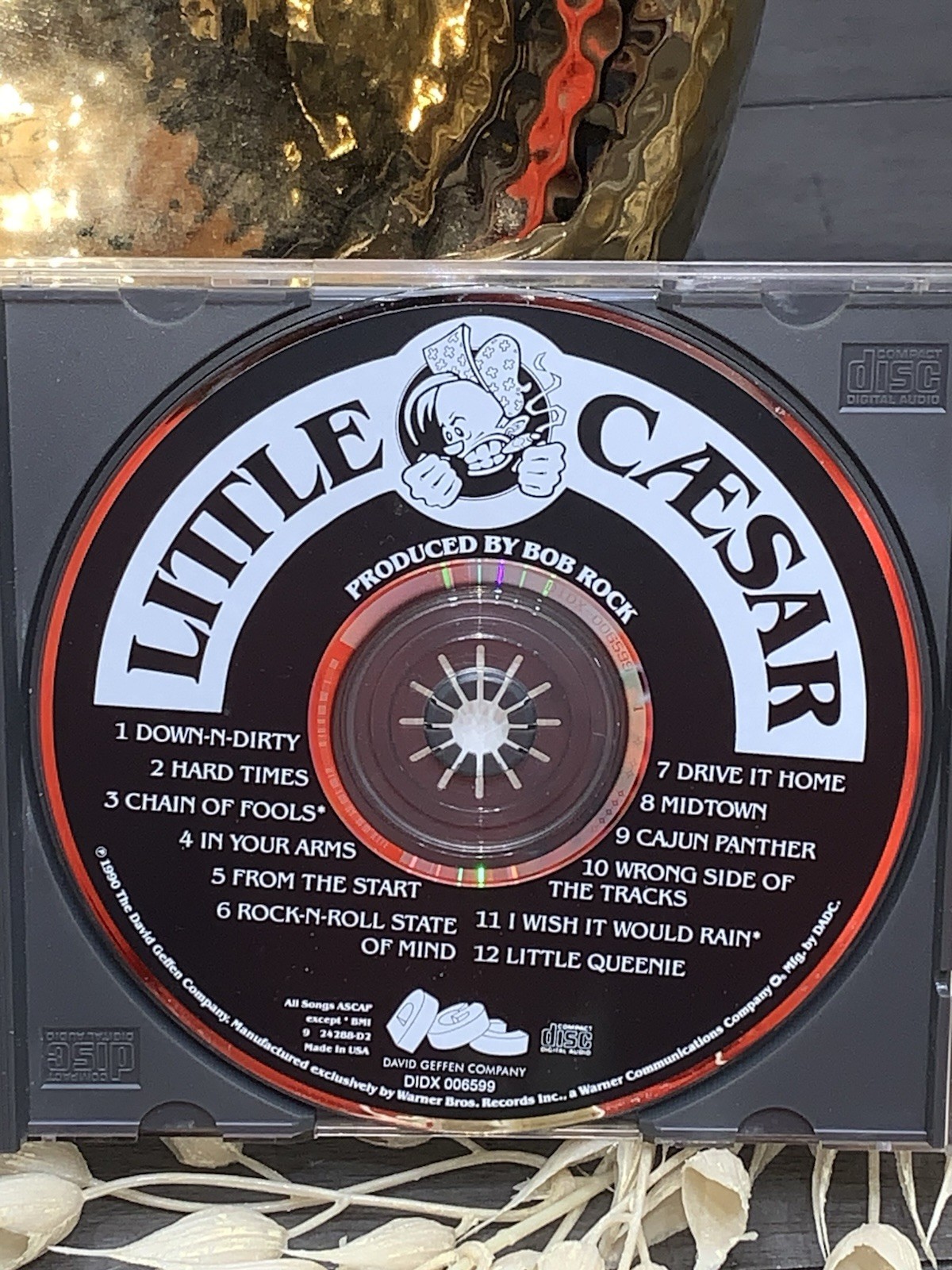 B7 Little Caesar: Self Title Geffen 9-24288-D2/ Metal, Hair Heavy Glam
