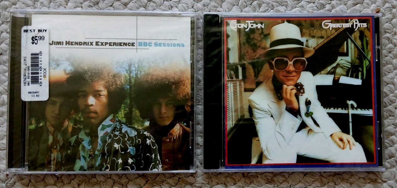 Lot Of 10 Factory Sealed Rock CDs Santana Stones Hendrix Cocker Bangles Frampton