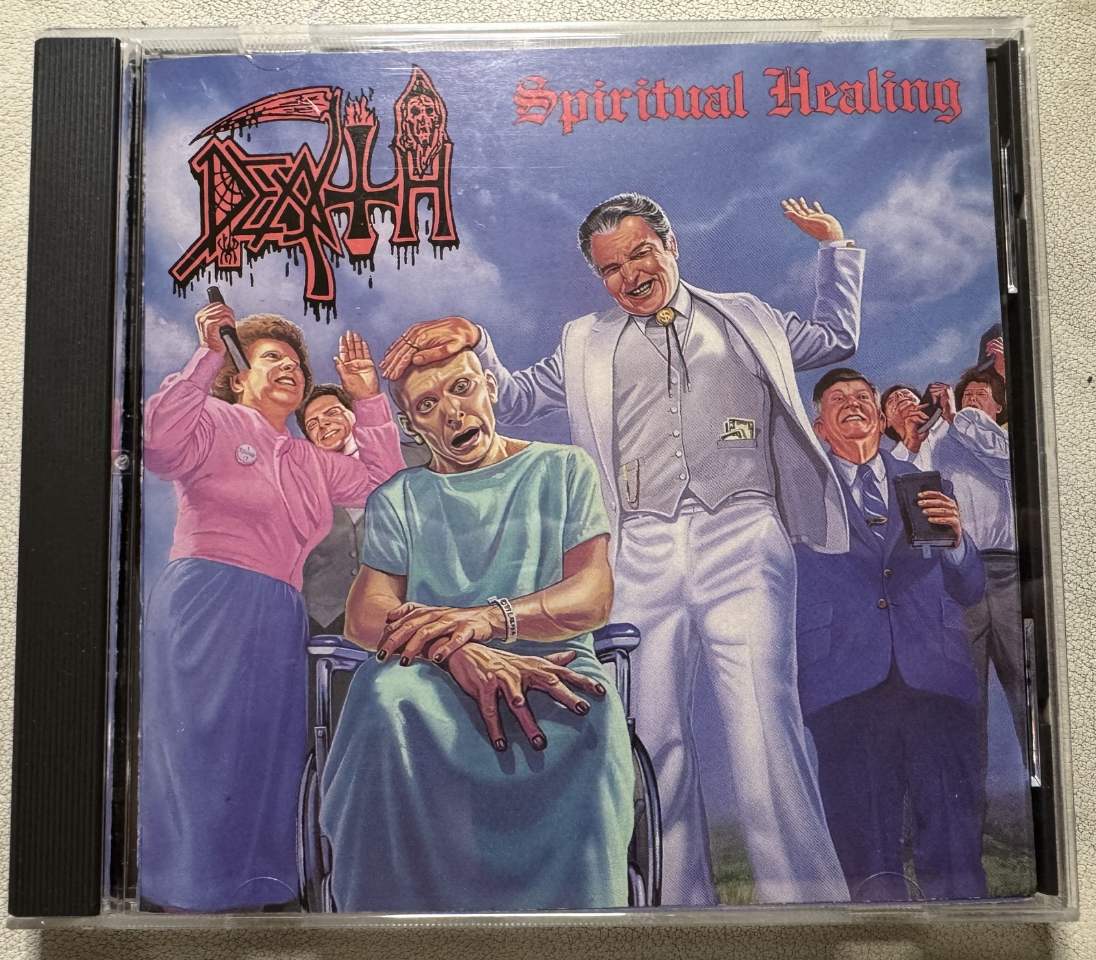 Death - Spiritual Healing (CD, Album) 1990 Combat 88561-2011-2
