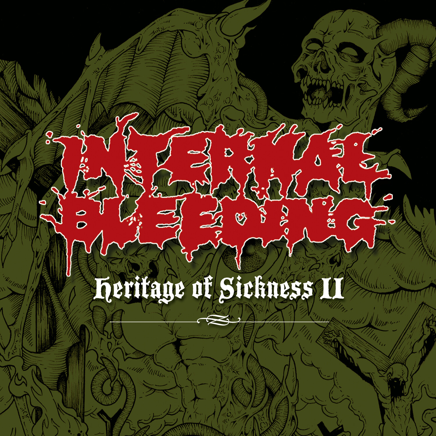 INTERNAL BLEEDING "Heritage of Sickness II" death metal CD