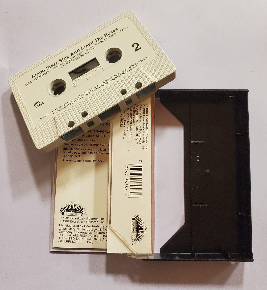 Ringo Starr Stop And Smell The Roses Cassette 1981