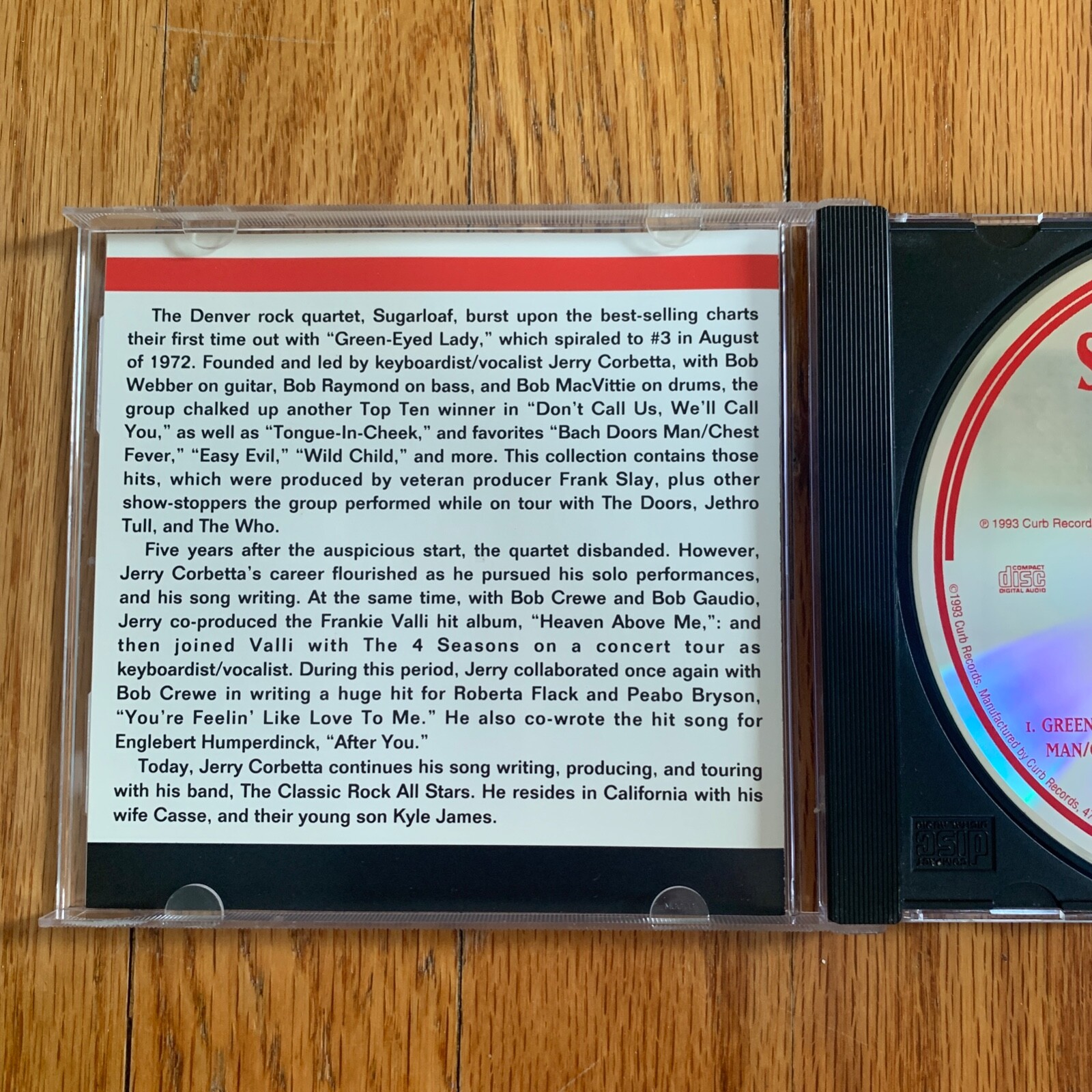 Sugarloaf – Best Of Sugarloaf CD (1993, Curb Records)