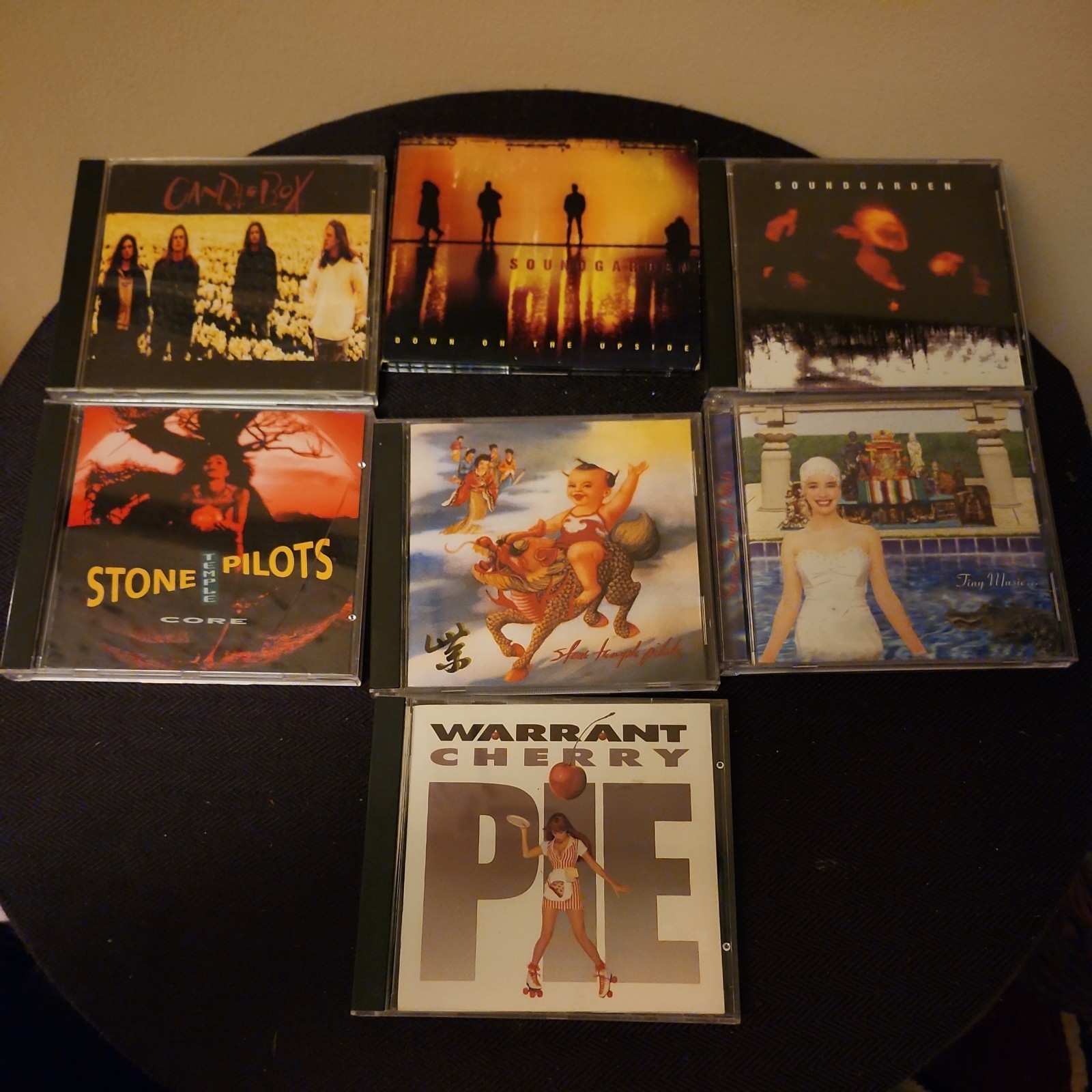 7 CDs 90s Alternative Grunge Candlebox Soundgarden Warrant Stone Temple Pilots