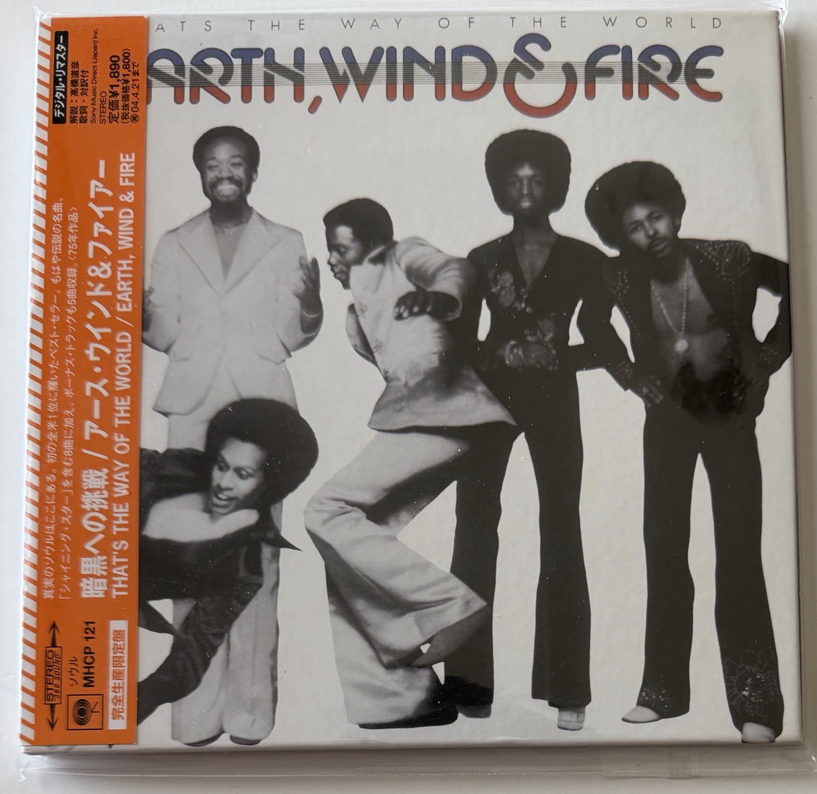* EARTH, WIND & FIRE *THATS THE WAY OF THE WORLD (1975) *Japan *CD *obi *MINI LP