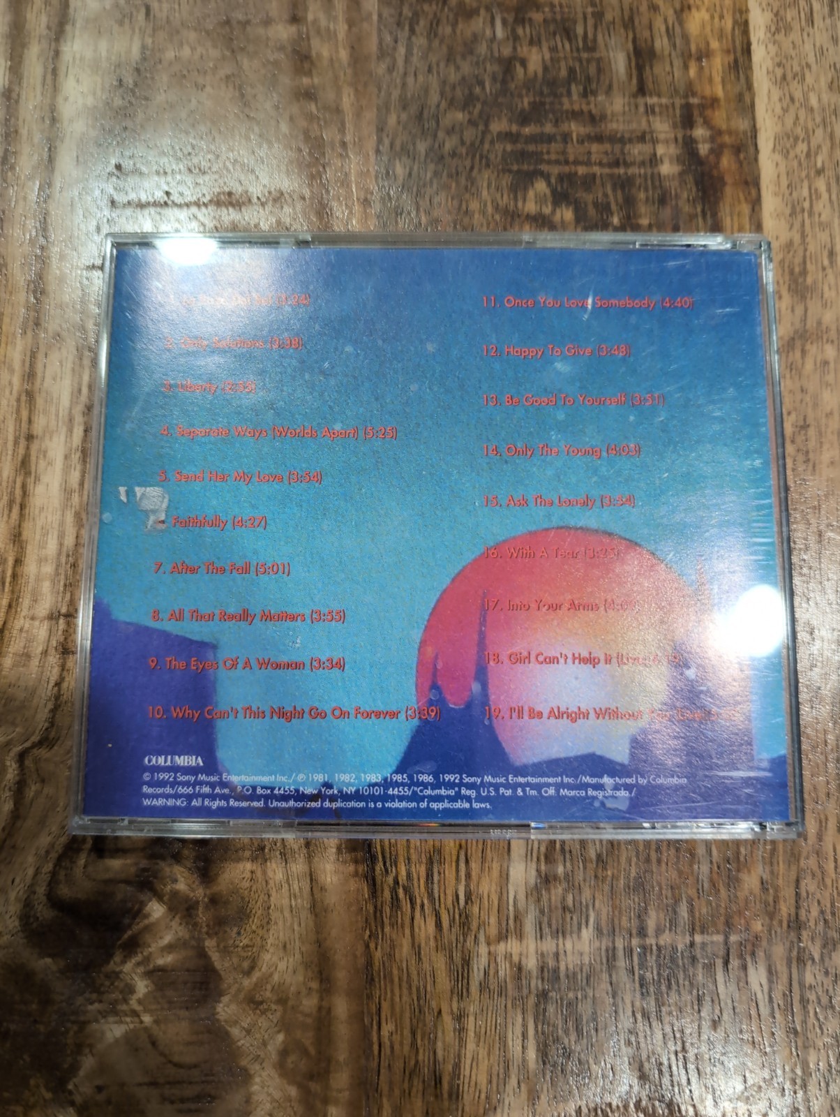 Time 3 By Journey CD Columbia 1992 Sony) Used