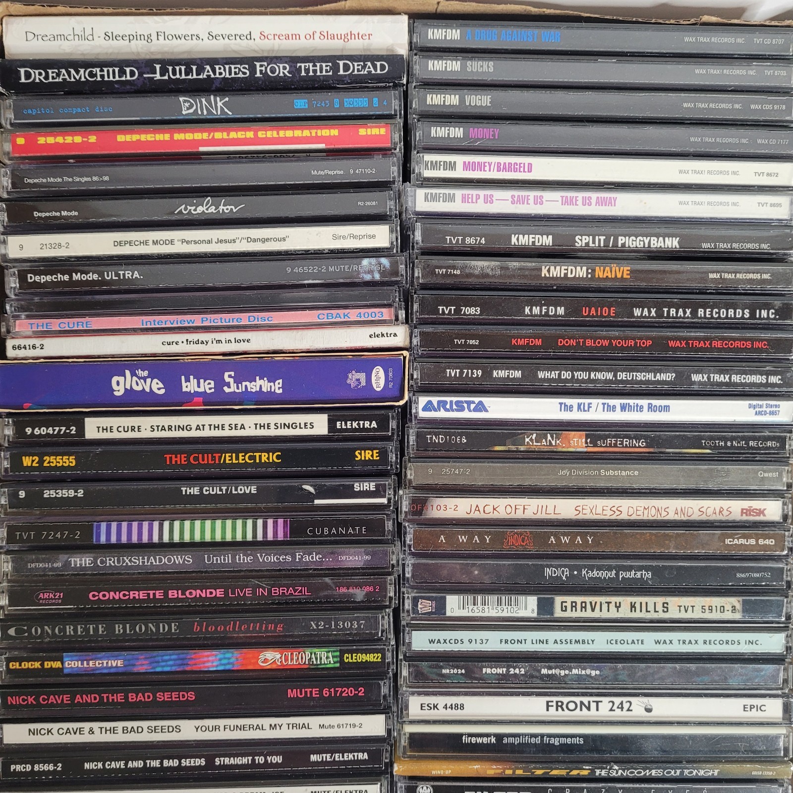 A-Z Gothic Industrial Metal Post-Punk EBM Electro CD Build A Lot TESTED