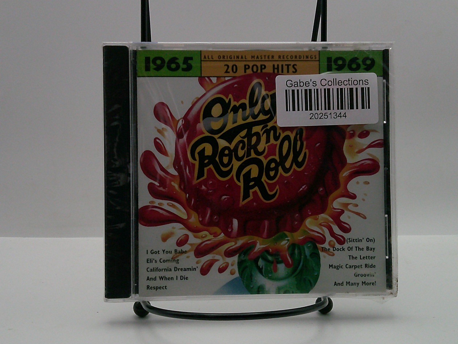 Only Rock 'N Roll 1965-1969: 20 Pop Hits by Various Artists (CD, 1994, Rhino...