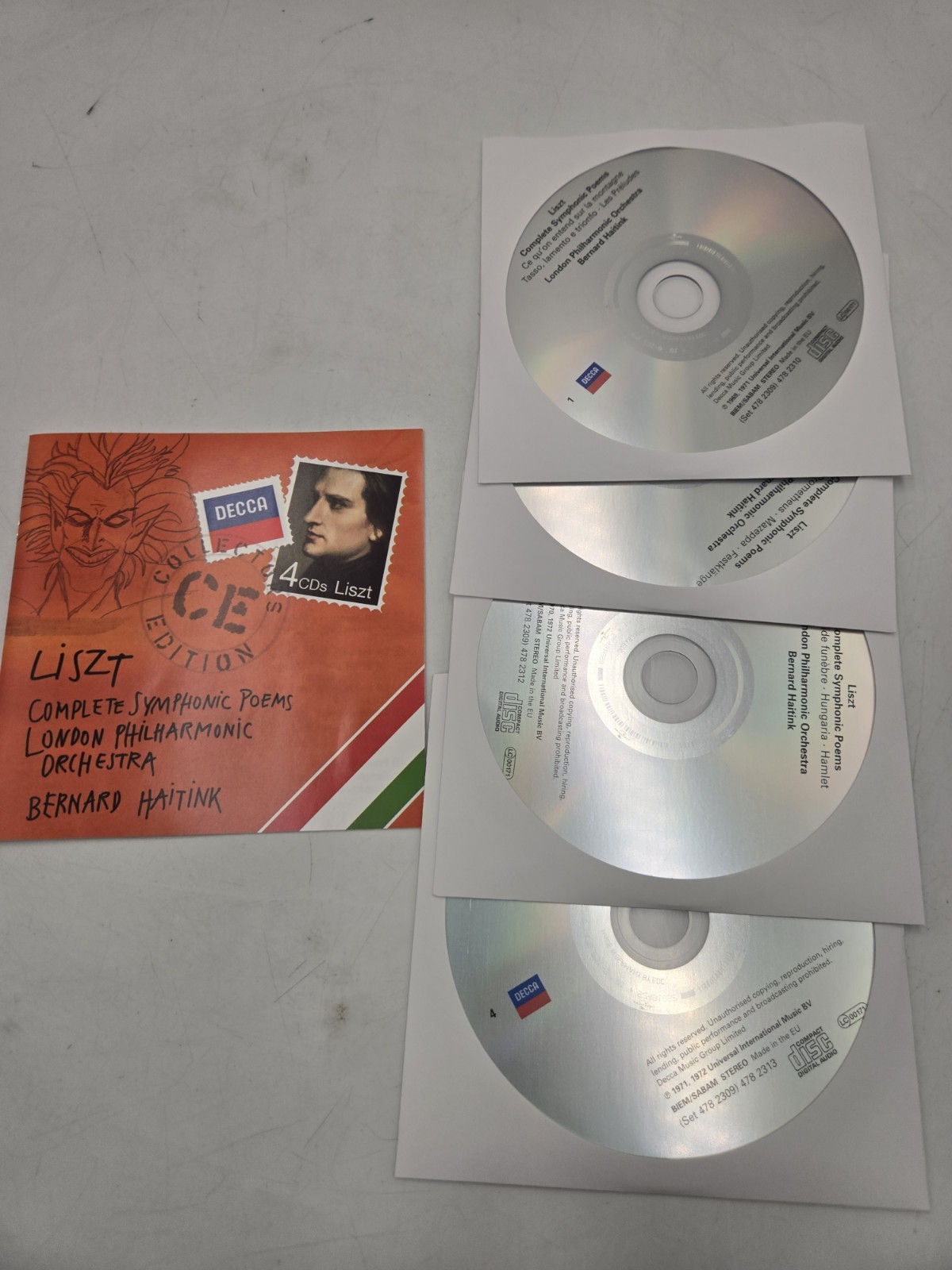 Liszt: Complete Symphonic Poems, Decca Collectors Edition. 4 Disc Box Set
