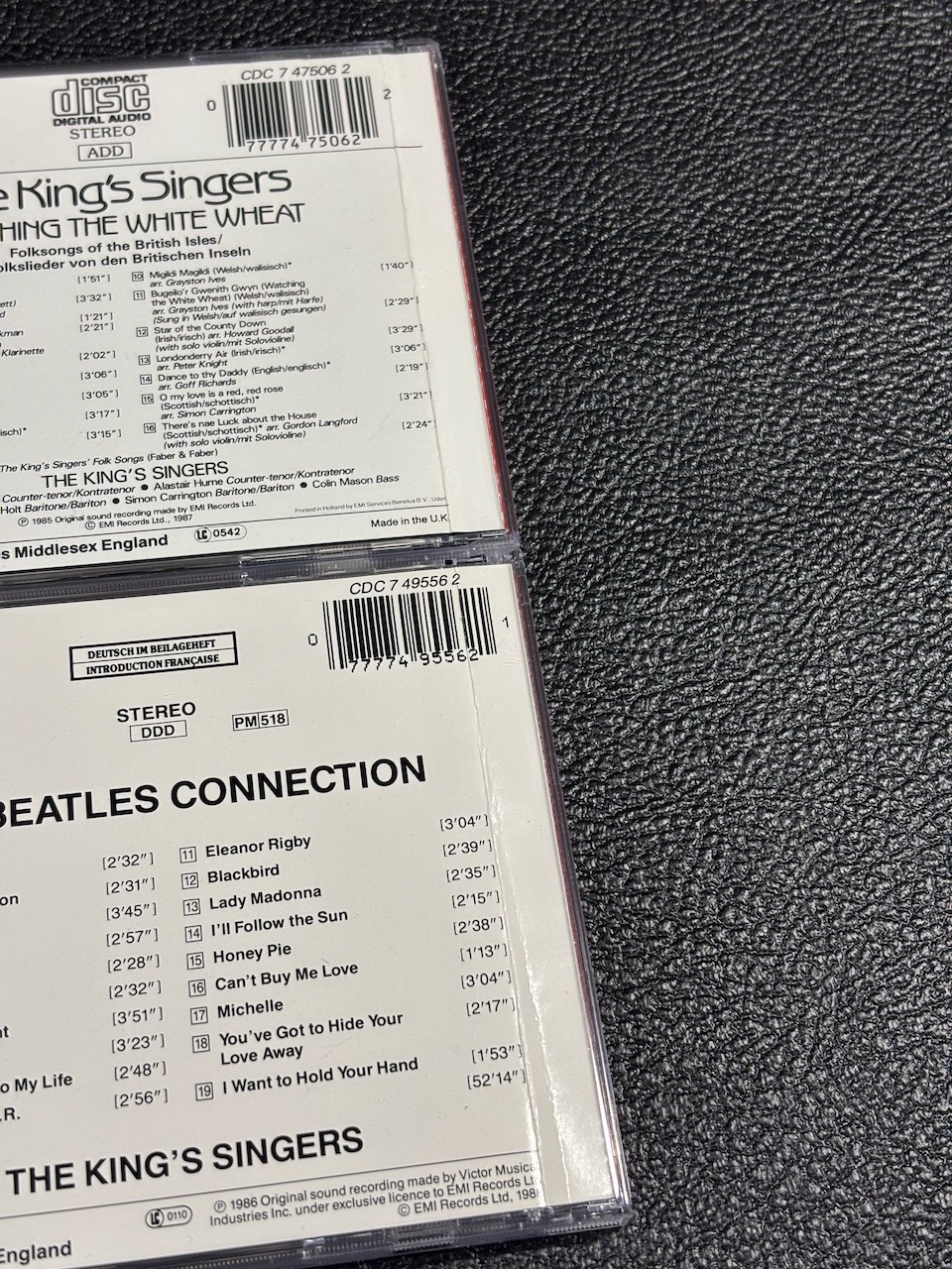 EMI West Germany CD Lot 2 Kings Singers Beatles Connection Folk Import WG