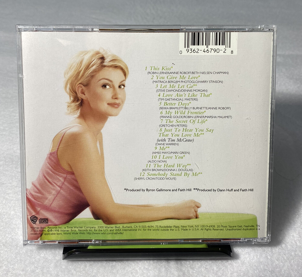 Faith - Faith Hill (1998, Warner Brothers Records) Folk / Country Rock Music CD