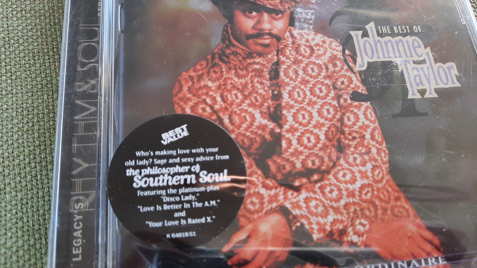 Rated X-Traordinaire: The Best of Johnnie Taylor (CD, Feb-1996) NEW cracks J26