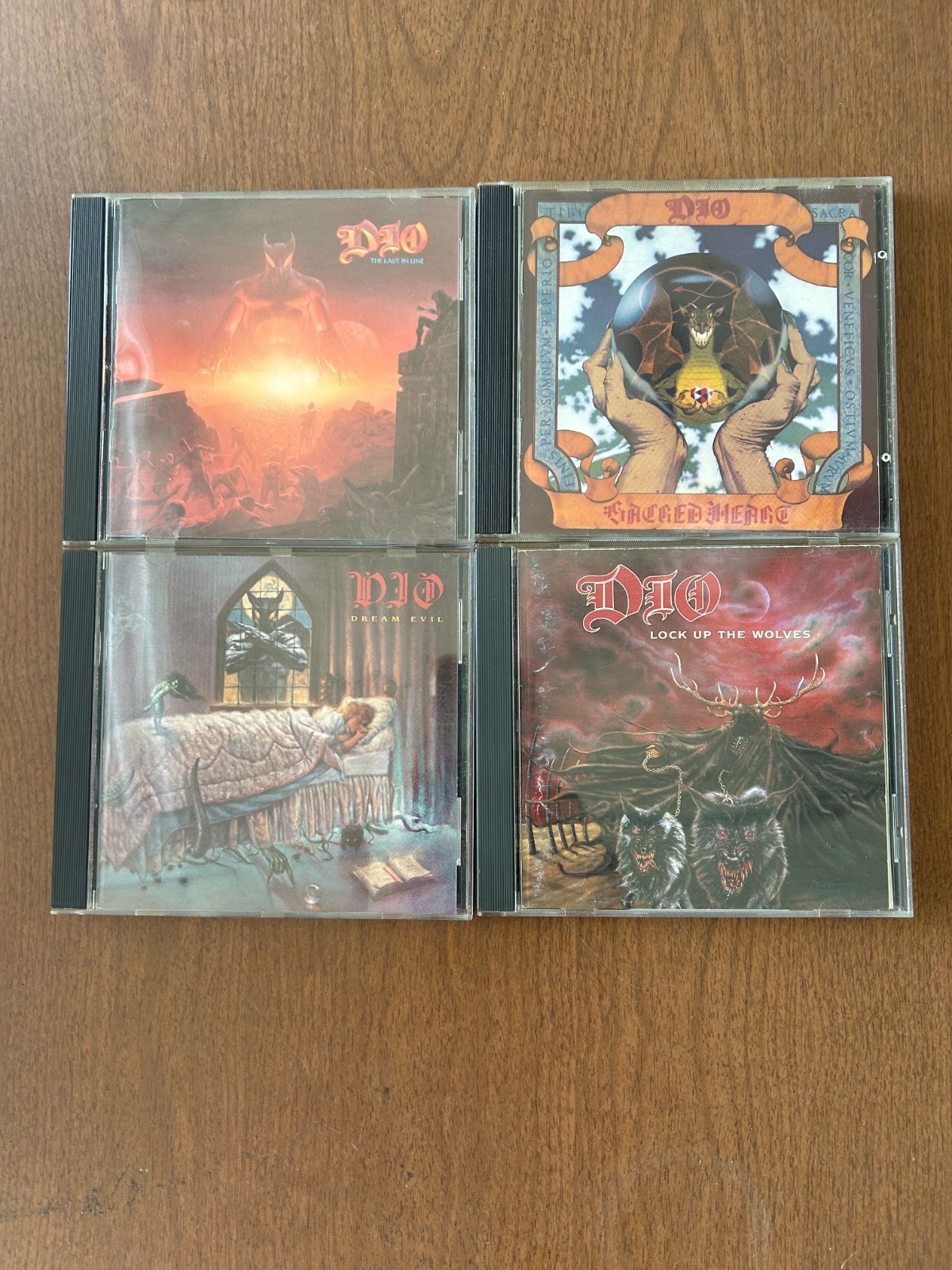 Dio The Last in Line CD 1984 Warner Bros. & Dream Evil & Sacred Heart & Lock Up