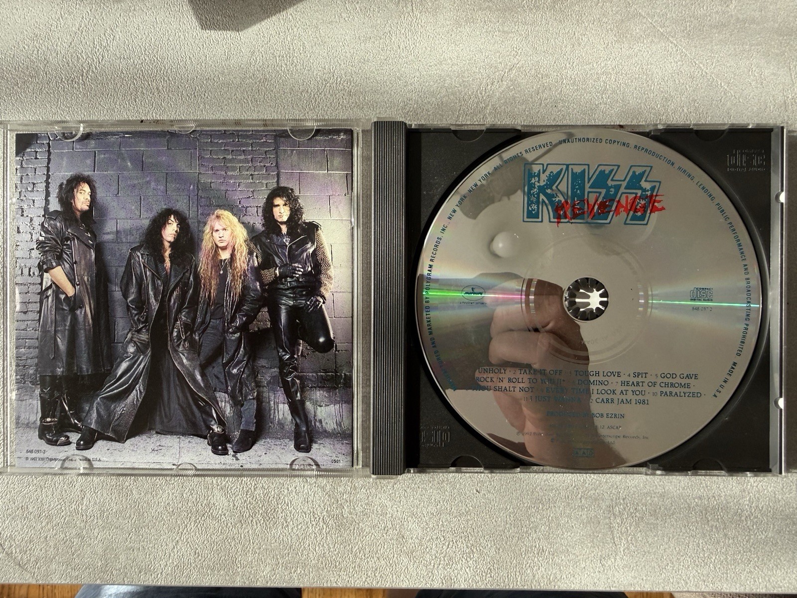 Revenge by Kiss (CD, 1992) CIB Complete In Box!