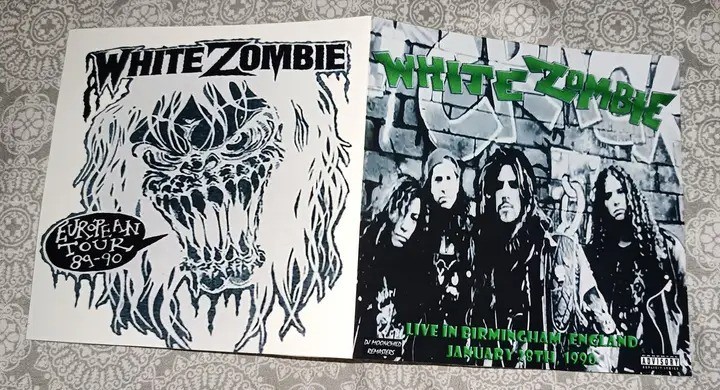 White Zombie Live In Birmingham, England (01-28-90) Limited Promo CD