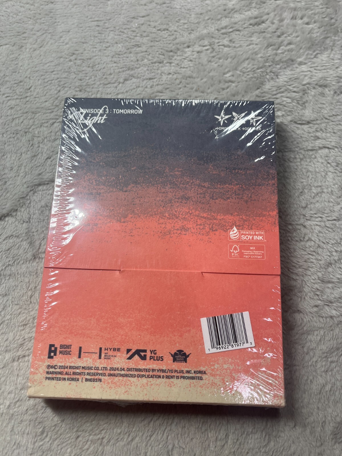 Tomorrow X Together - minisode 3 : Tomorrow {light Ver} CD Factory sealed