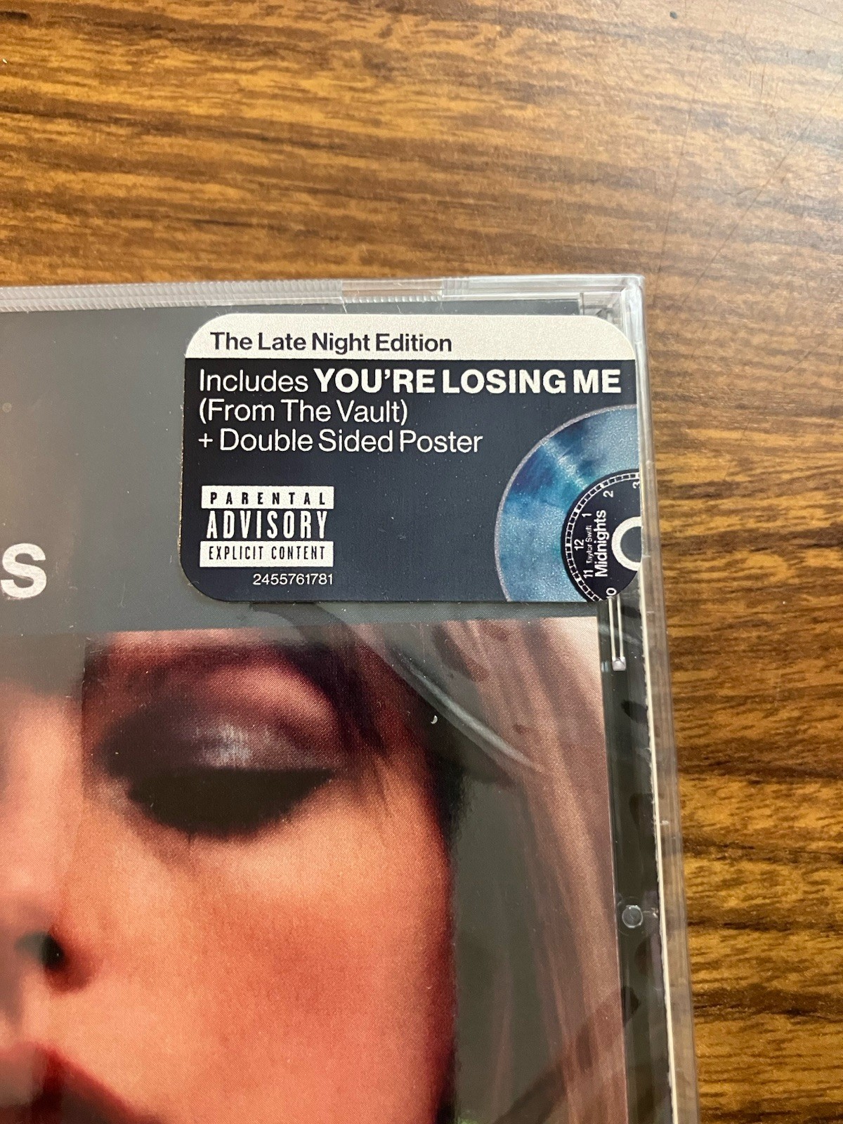 Sealed Taylor Swift Midnights CD Late Night Edition Only Sold At NJ Eras Shows