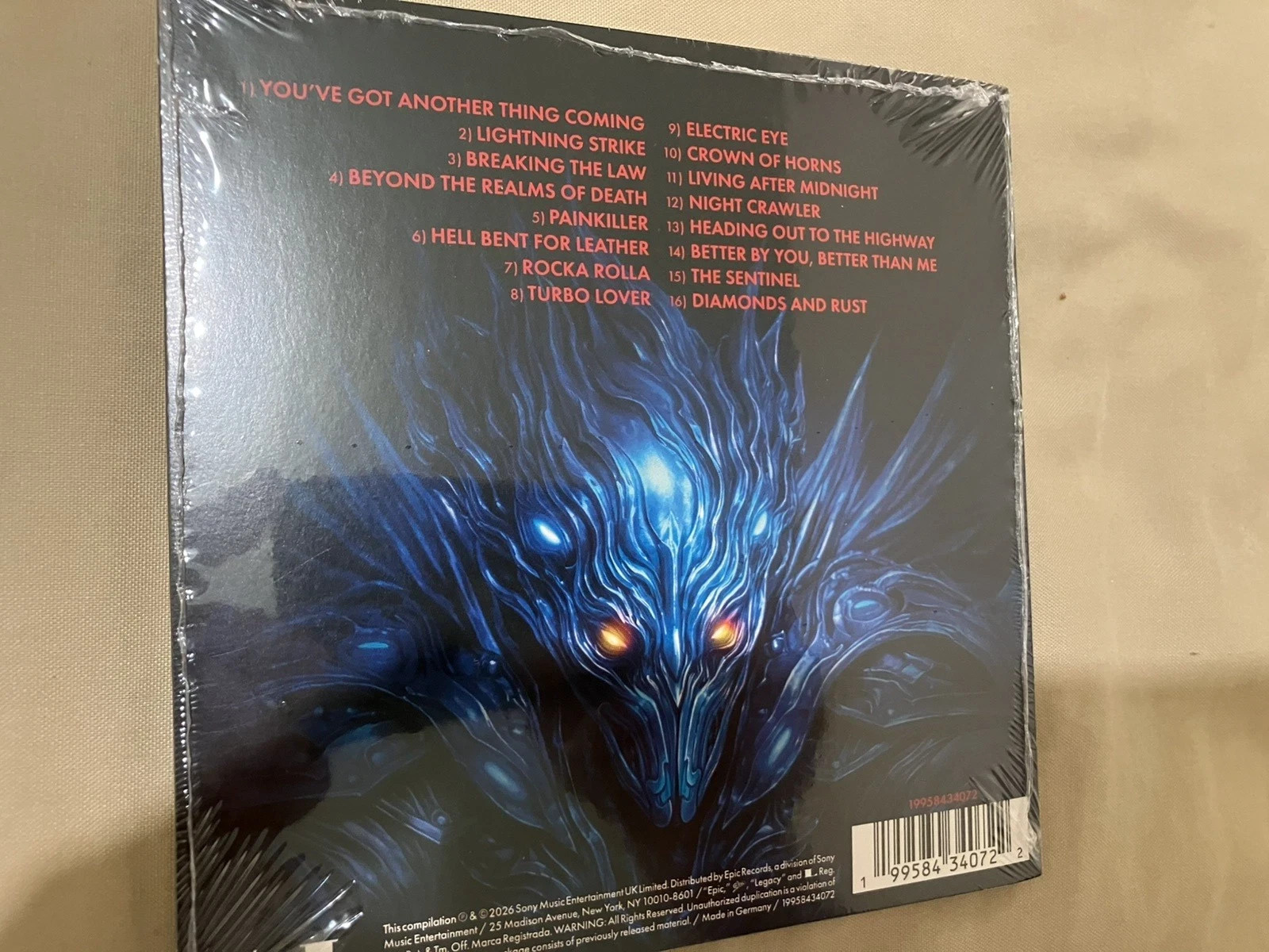 JUDAS PRIEST THE BEST OF JUDAS PRIEST CD - BRAND NEW FACTORY SEALED