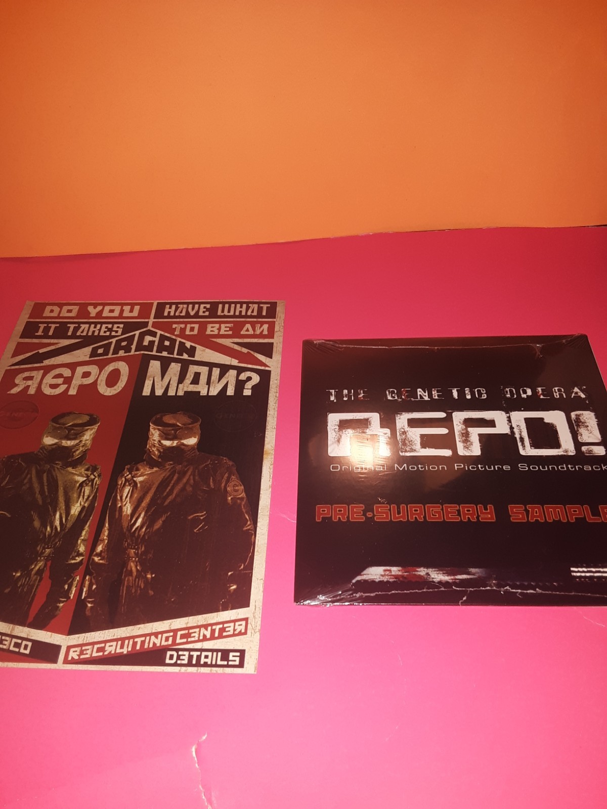 REPO! Repo The Genetic Opera CD Pre-Surgery Sampler Soundtrack SEALED + Postcard