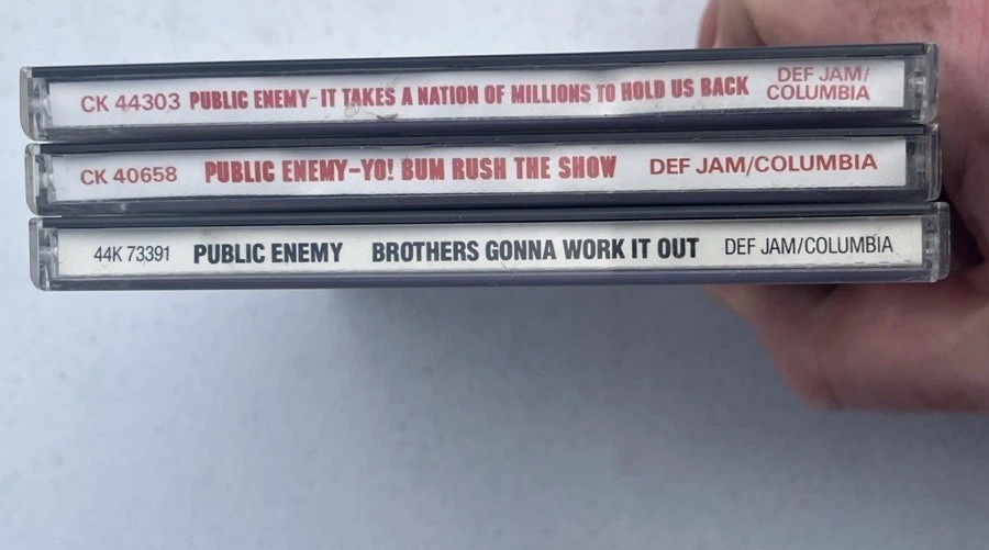 PUBLIC ENEMY Lot of 3 Different CDs - All 90's Rap & Hip Hop Albums - Vintage