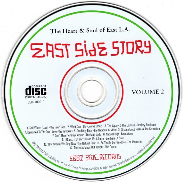 East Side Story (Volume 2) [CD] (2001) (DIGITALLY REMASTERED) Smokey Robinson